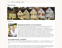 Tablet Screenshot of bill-lyons.com